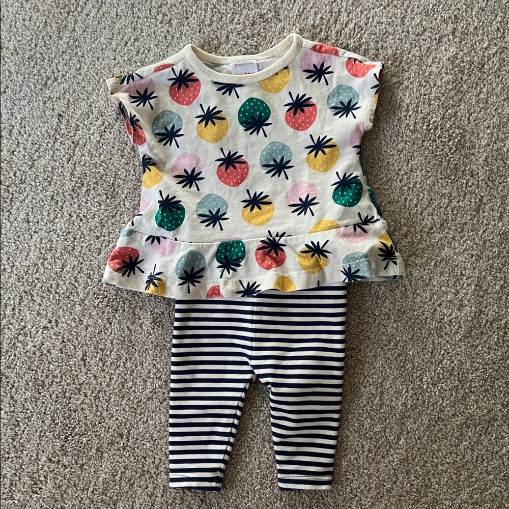 Hanna Anderson Strawberry Outfit
